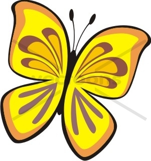 Cartoon Butterflies Clipart