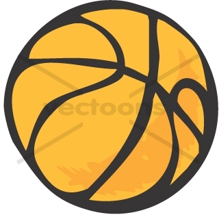 Hand drawn BASKETBALL Cartoon - Others - Buy Clip Art | Buy